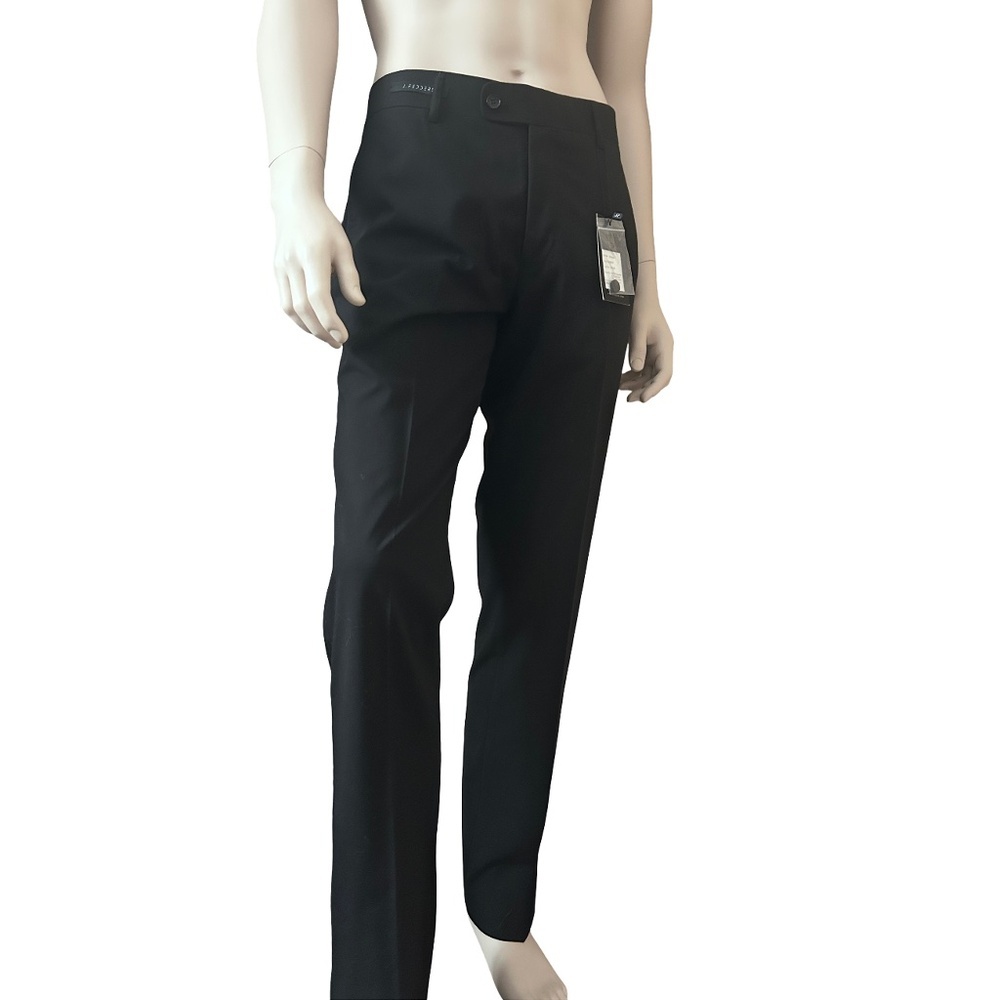 J. Fedders Ronald Flat Front Dress Pant Trouser Rayon Blend Straight Leg NWT